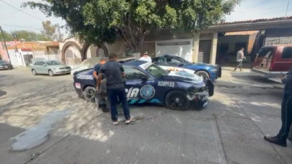 Robo de Patrulla en Aguascalientes: Disparo de Policía Vial Termina en Accidente