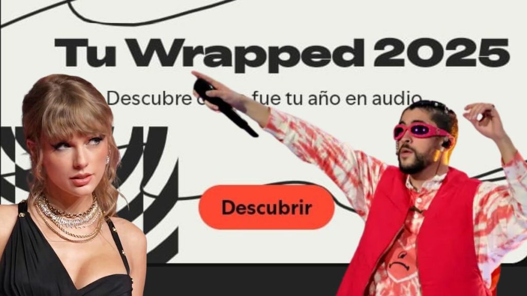 Bad Bunny Domina Spotify Wrapped 2025: Huntrix y Taylor Swift en el Top Global