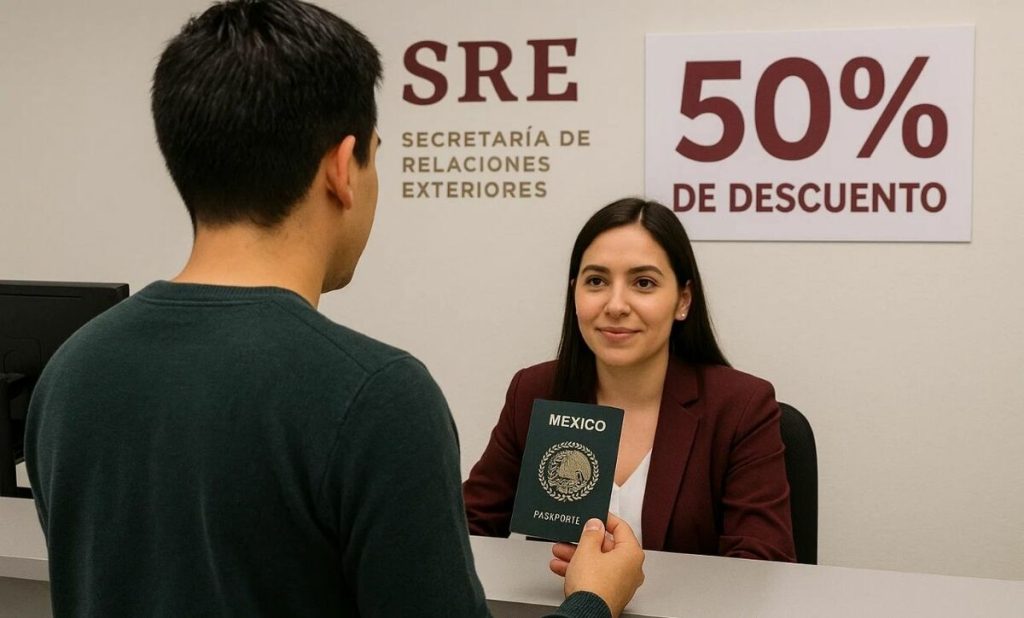 ¡Aprovecha! Pasaporte mexicano tendrá 50% de descuento en 2026 para estas personas