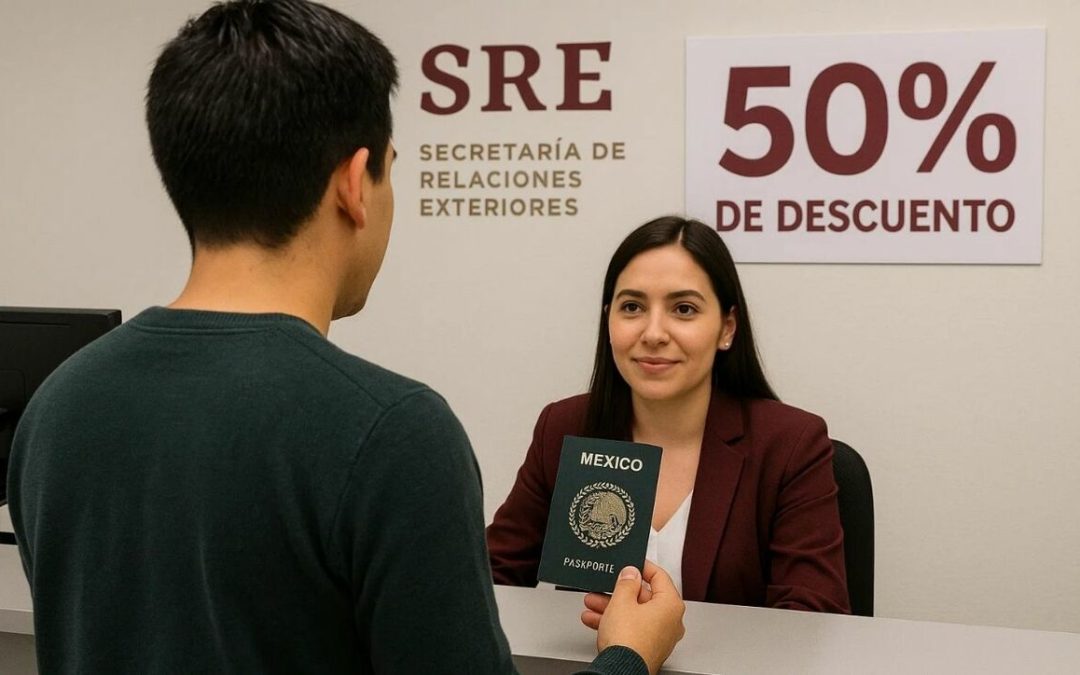 ¡Aprovecha! Pasaporte mexicano tendrá 50% de descuento en 2026 para estas personas