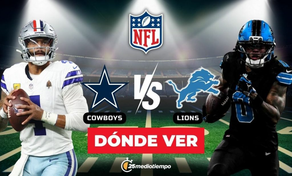 Cowboys vs. Lions: Descubre cómo ver EN VIVO el Thursday Night Football de la Semana 14 NFL 2025