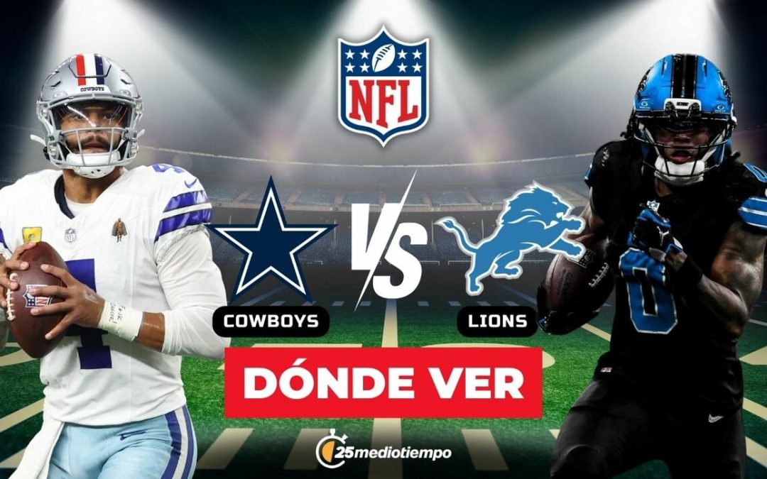 Cowboys vs. Lions: Descubre cómo ver EN VIVO el Thursday Night Football de la Semana 14 NFL 2025