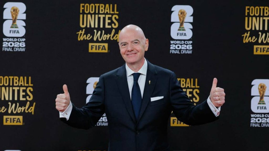 Gianni Infantino y sus múltiples roles en el sorteo del Mundial 2026 de la FIFA