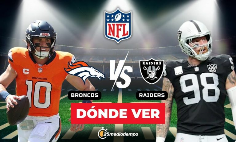 Broncos y Raiders EN VIVO: Horario y dónde VER el emocionante partido de la Semana 14 de la NFL 2025