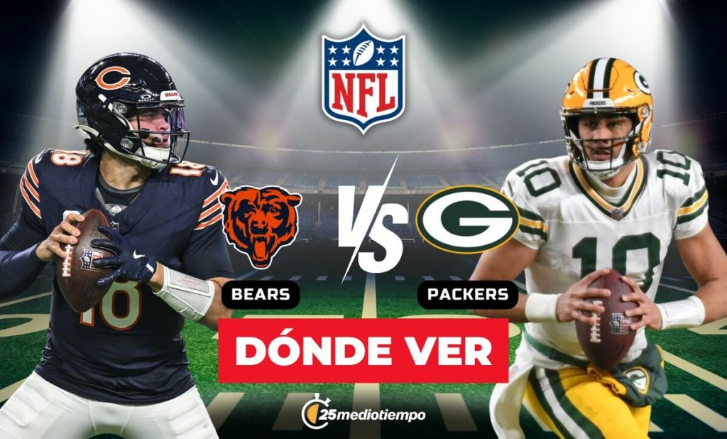 Chicago Bears vs. Green Bay Packers EN VIVO: Horarios y Dónde Ver el Partido de la Semana 14 NFL 2025