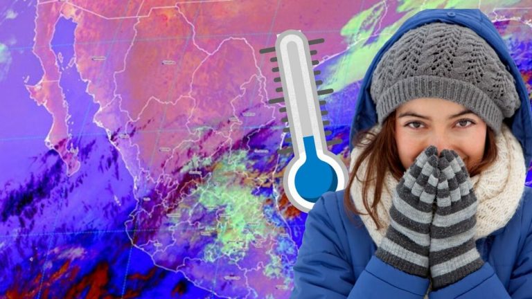 Frente Frío 19: Fuertes Lluvias y Vientos en México Este 8 de Diciembre