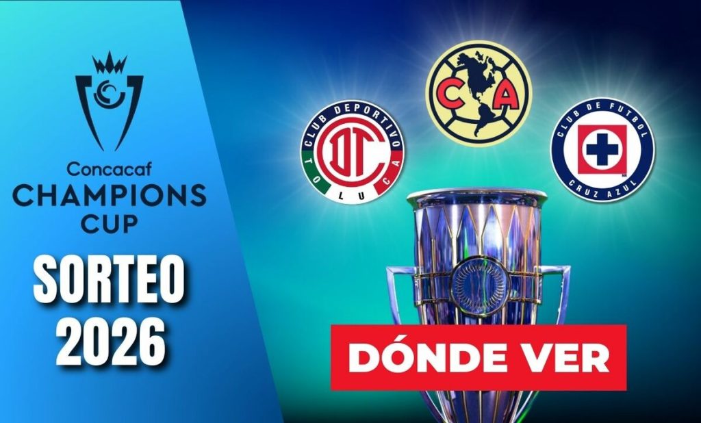 Sorteo CONCACAF: Transmisión EN VIVO del Champions Cup 2026 hoy