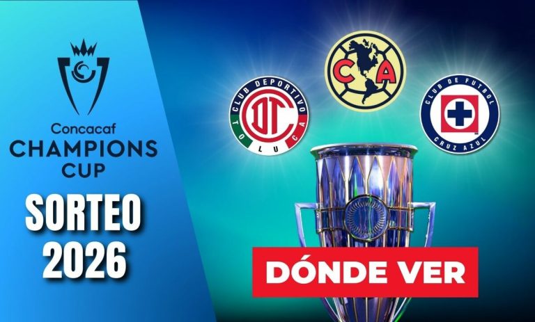 Sorteo CONCACAF: Transmisión EN VIVO del Champions Cup 2026 hoy