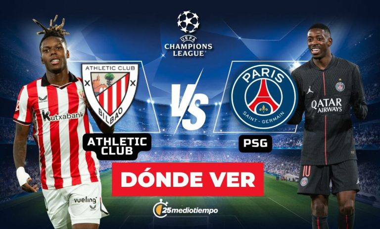 Athletic Club vs. PSG: Siga el Partido de Champions League 2025 EN VIVO