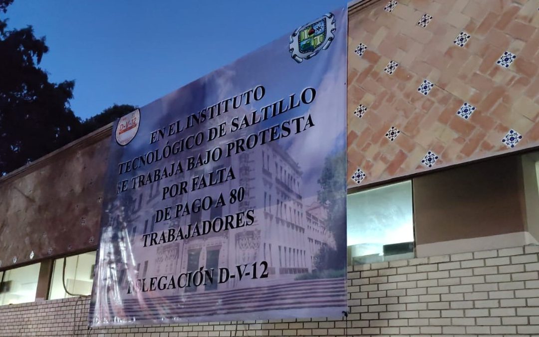 Protesta de Trabajadores del ITS Exige Pago de Salarios Adeudados