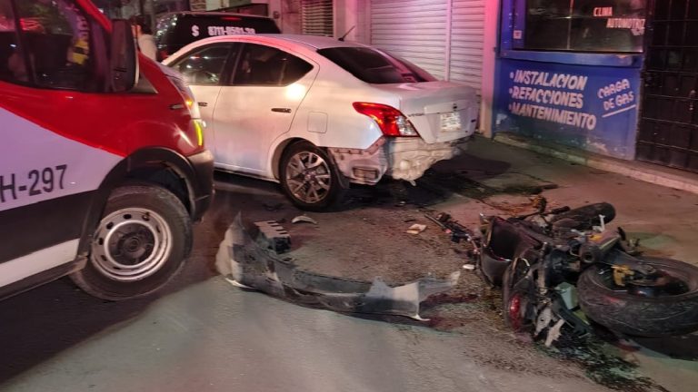 Trágico accidente: Motociclista muere tras violento impacto en Fovissste La Rosita, Torreón