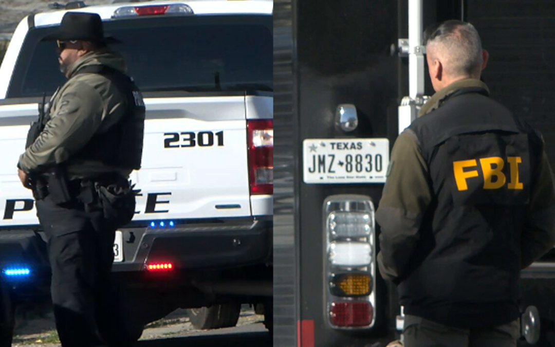 Operativo policial del FBI moviliza San Elizario en una zona residencial