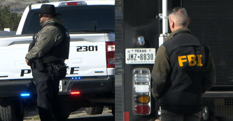 Operativo policial del FBI moviliza San Elizario en una zona residencial