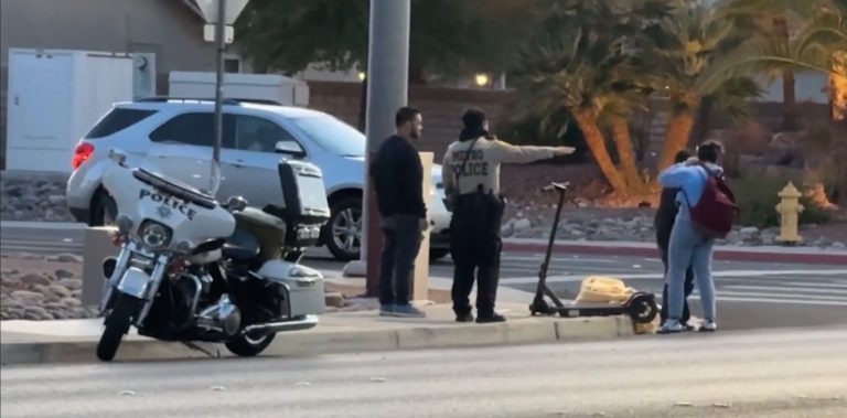 Accidente en Las Vegas: Niño herido tras choque con scooter