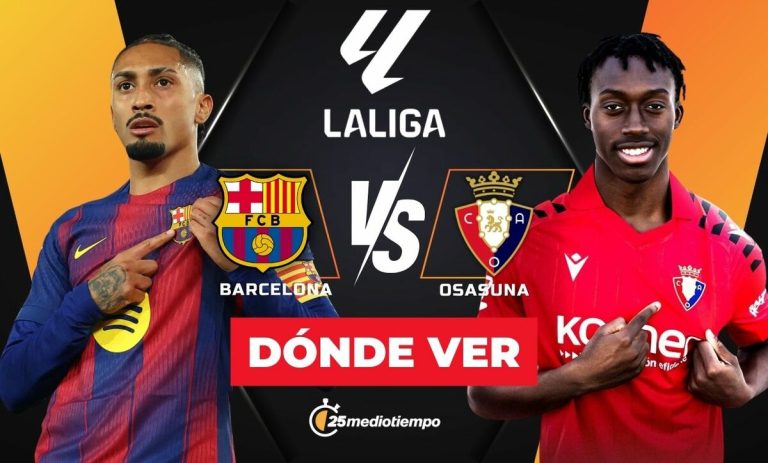 Barcelona y Osasuna: Horario y Dónde Ver EN VIVO el Partido de LaLiga 2025 Hoy