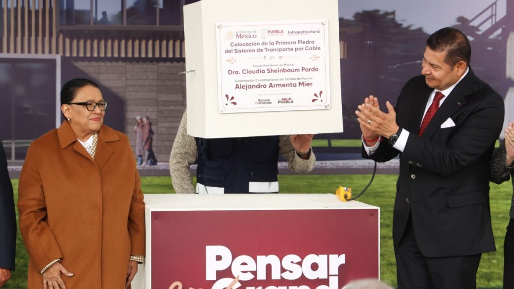 El Gobernador Alejandro Armenta Inaugura el Proyecto del Cablebús en Puebla