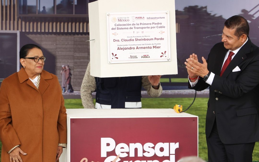 El Gobernador Alejandro Armenta Inaugura el Proyecto del Cablebús en Puebla
