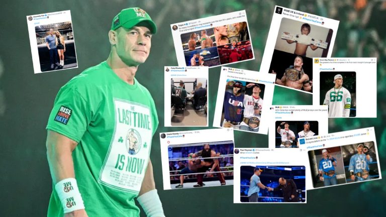Rinden homenaje a John Cena: Luchadores y famosas personalidades se despiden en su retiro