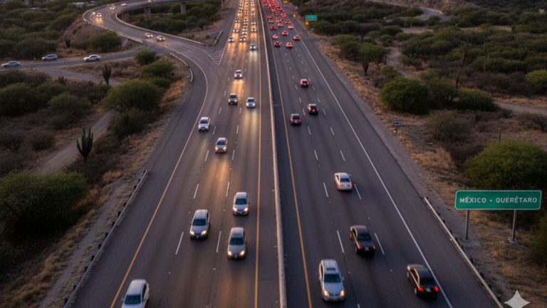 Actualizaciones en la Autopista México-Querétaro: Choques y Cierres Viales en Vivo