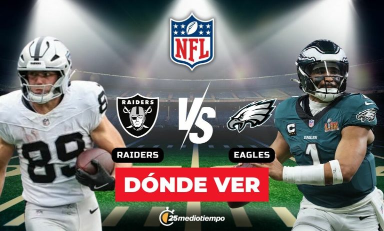 Raiders vs Eagles EN VIVO: Horarios y Dónde Ver el Partido de la Semana 15 de la NFL 2025