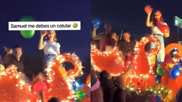 Reclamo de un regio a Samuel García: ‘Me debes un celular’ tras accidente en el Festival Navideño