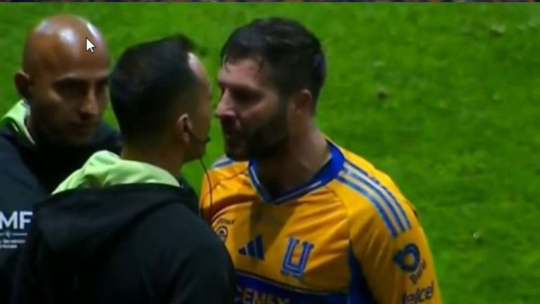 Gignac y su fuerte reclamo a Luis Enrique Santander en la Final de 2017 contra Toluca
