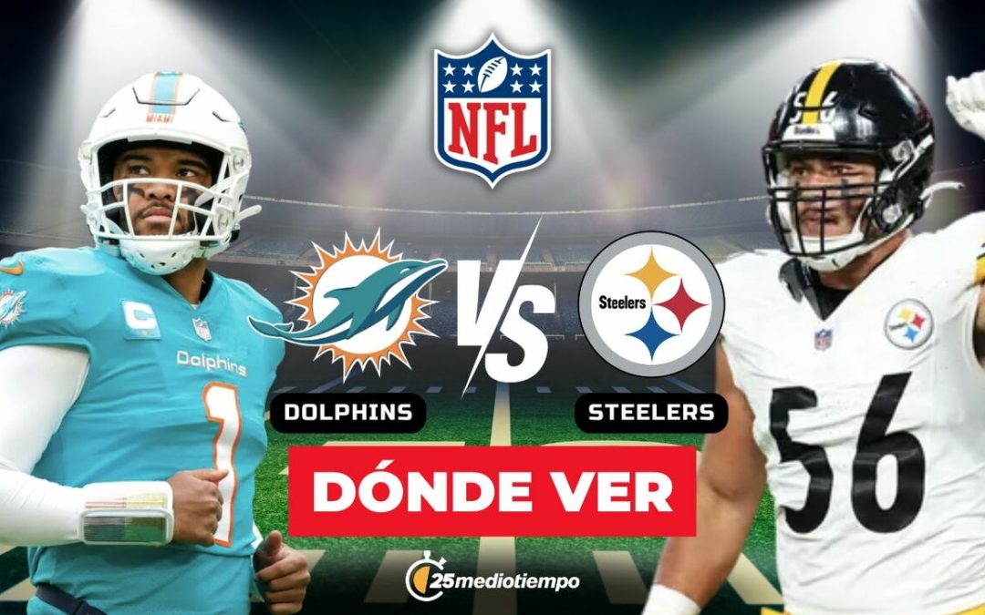 Dolphins vs. Steelers EN VIVO: descubre dónde y a qué hora ver el Monday Night Football de la Semana 15 NFL 2025