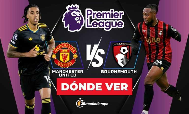 Manchester United vs. Bournemouth EN VIVO: Horarios y dónde ver el emocionante partido de la Premier League 2025