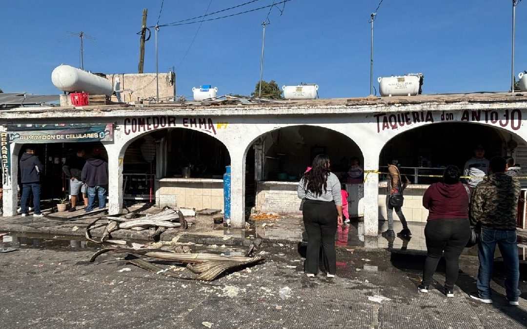 Explosión por fuga de gas en Durango destroza locales comerciales y deja a una persona lesionada
