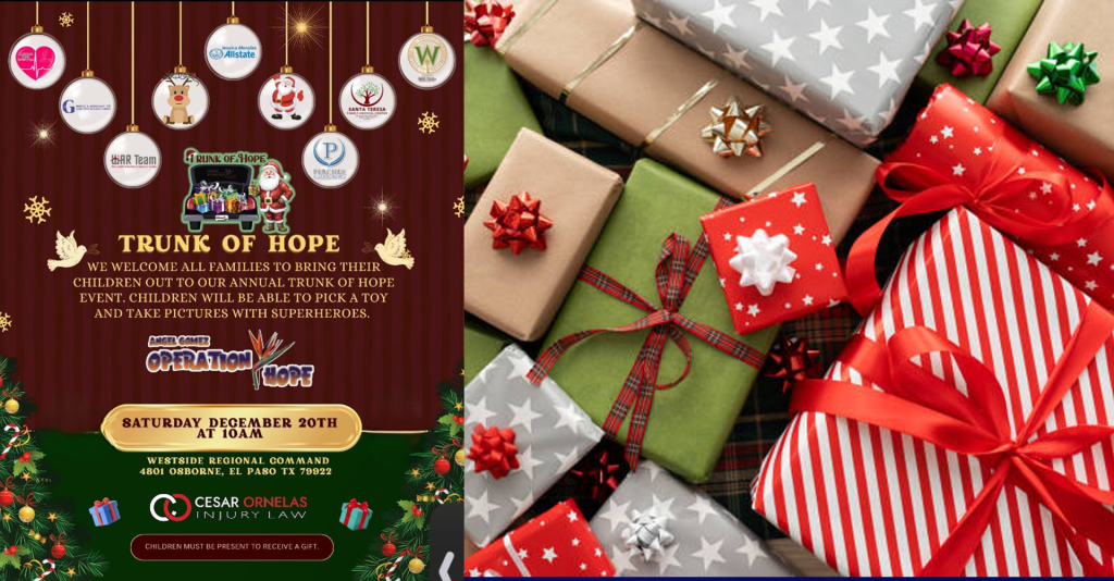 Trunk of HOPE Holiday: Uniendo Familias y Policía en El Paso