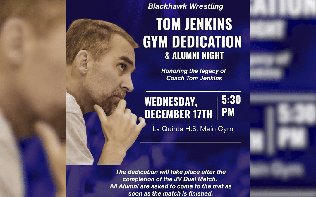 La Quinta High School rinde homenaje al entrenador de lucha libre Tom Jenkins