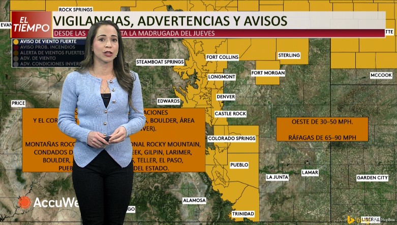 Pronóstico del Tiempo en Aspen: Fuertes Vientos y Nieve en las Montañas