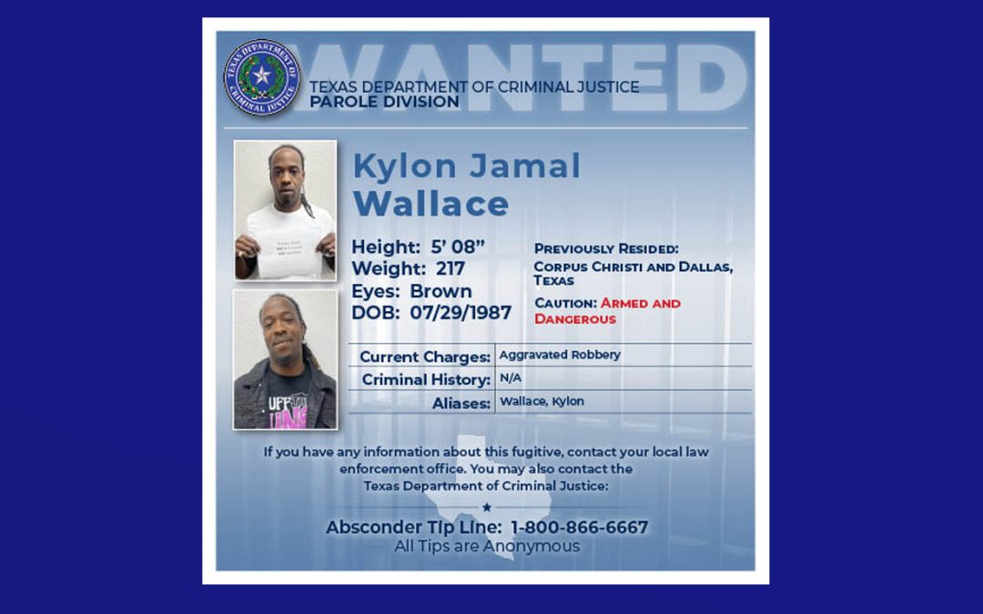 Texas Emite Alerta para Capturar a Fugitivo Armado: Kylon Jamal Wallace