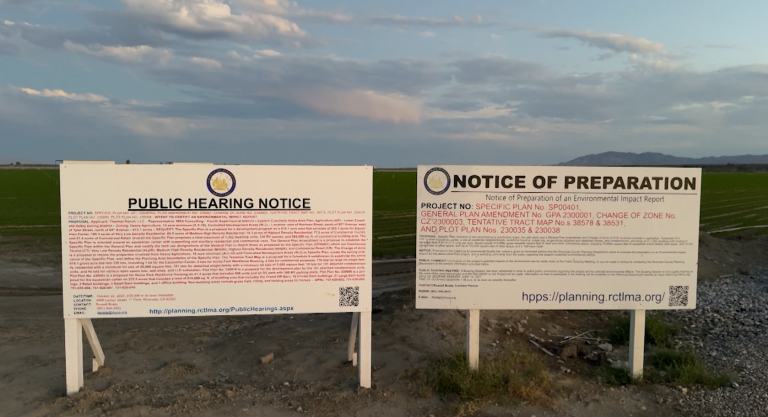 La comunidad del Este del Valle se opone al proyecto Thermal Ranch