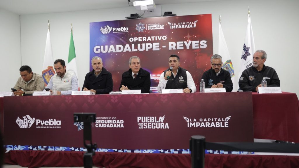 Operativo Guadalupe-Reyes en Puebla: 500 Elementos para Garantizar la Seguridad en Fiestas Decembrinas