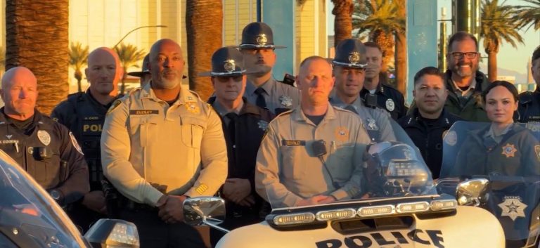 Cinco Cuerpos Policiales Unen Fuerzas por la Seguridad Vial y Reducir Fatalidades en Las Vegas