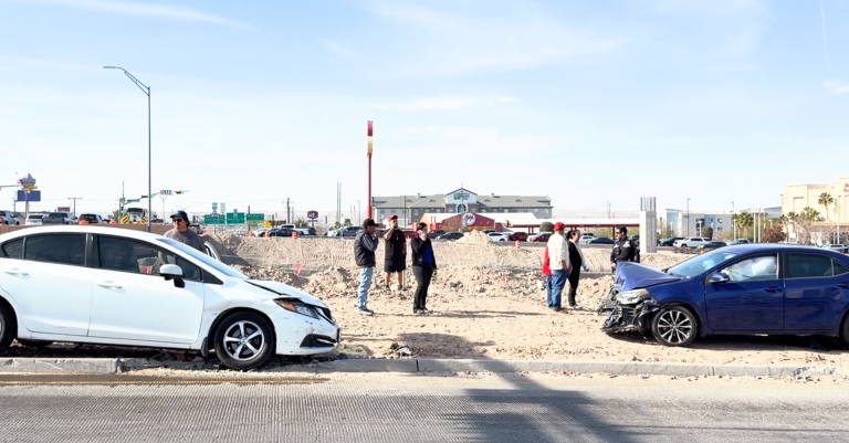Congestión de Tráfico en El Paso por Accidentes Viales Simultáneos