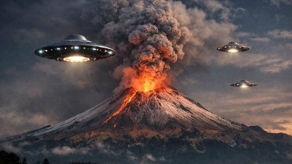 Ovnis Captados Sobre el Popocatépetl: Objetos Luminosos en la Última Noche de 2025