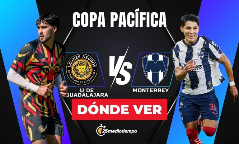 Leones Negros y Monterrey: ¿Cómo y dónde ver EN VIVO la Copa Pacífica 2026 hoy?