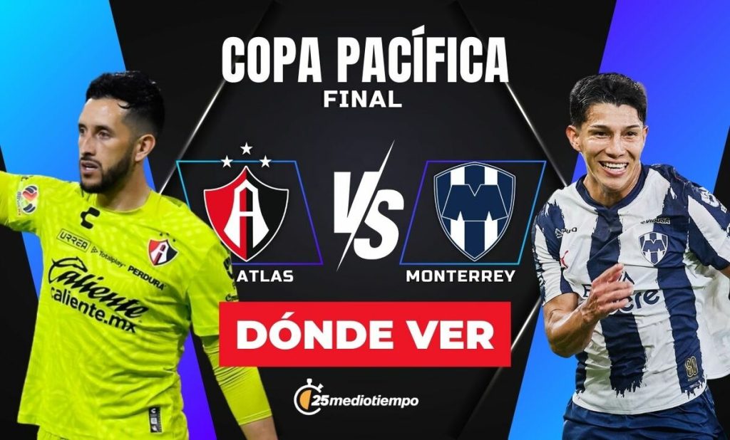 Atlas vs. Monterrey: Todo lo que necesitas saber para ver EN VIVO la Final de la Copa Pacífica 2026
