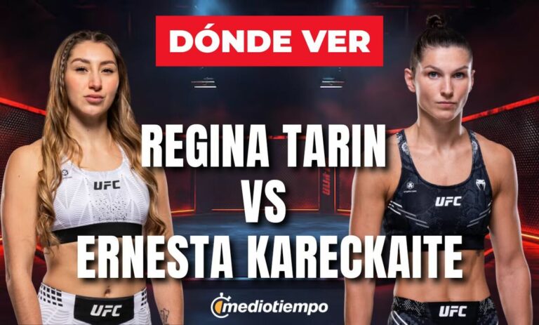Cómo ver EN VIVO el debut de Regina Tarin contra Ernesta Kareckaitė en UFC México 2026