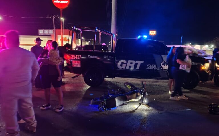 Accidente de tráfico en Las Luisas: niña lesionada tras colisión entre motocicleta y camioneta