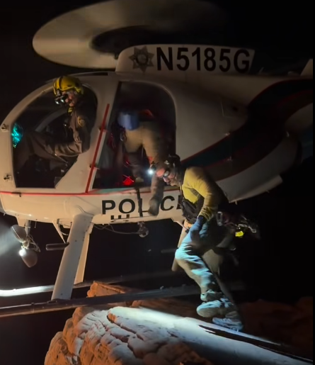 Rescate en Valley of Fire: Operación de salvamento en acantilados peligrosos