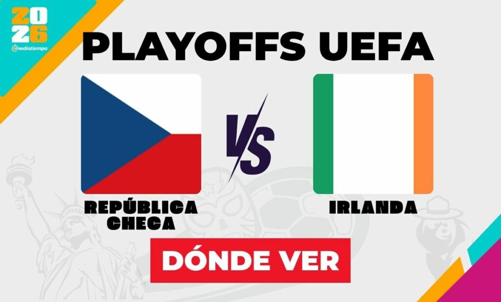 Sigue en Vivo la Intensa Repechaje Mundial 2026 entre República Checa e Irlanda