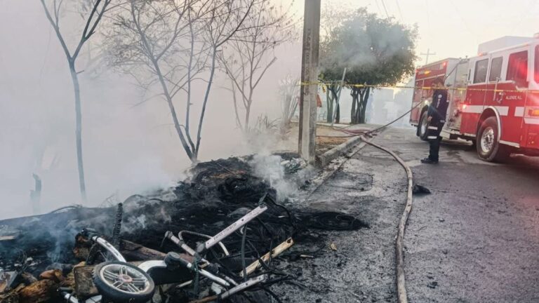 Impactante incendio en Allende cobra la vida de un adulto mayor