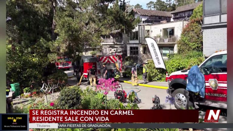 Incendio en Carmel: Respuesta Eficaz y Evacuación Sin Contratiempos