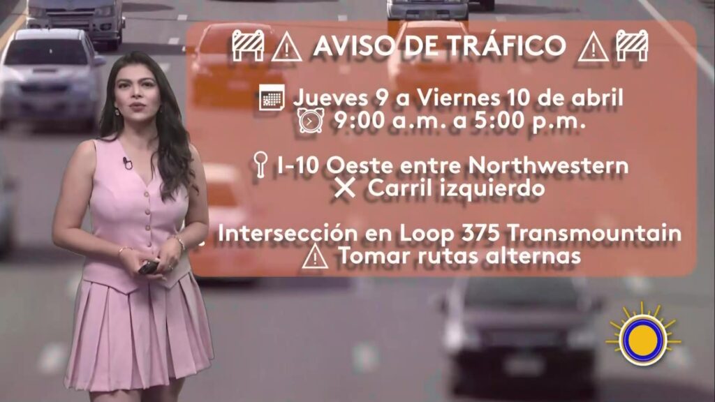 Importante Cierre Vial en Loop 375 en El Paso Interrumpe Tráfico Durante Dos Días