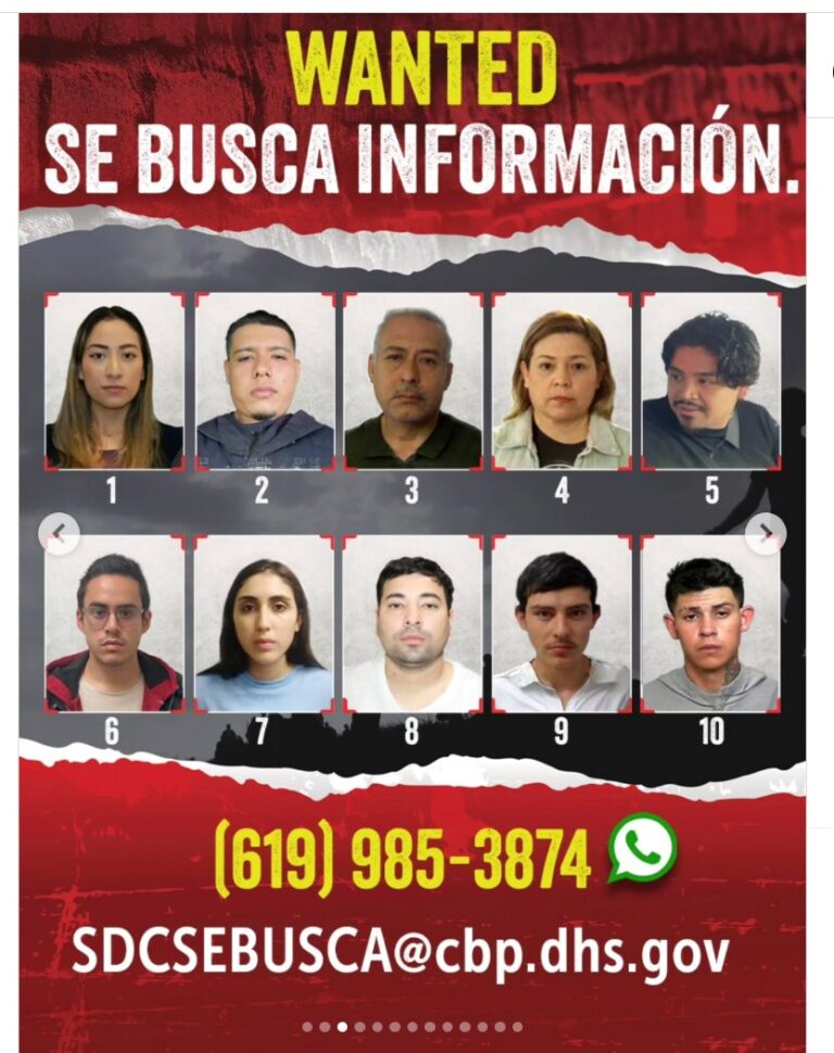 Desmantelan Red de Tráfico Humano en la Frontera de Tijuana-San Diego