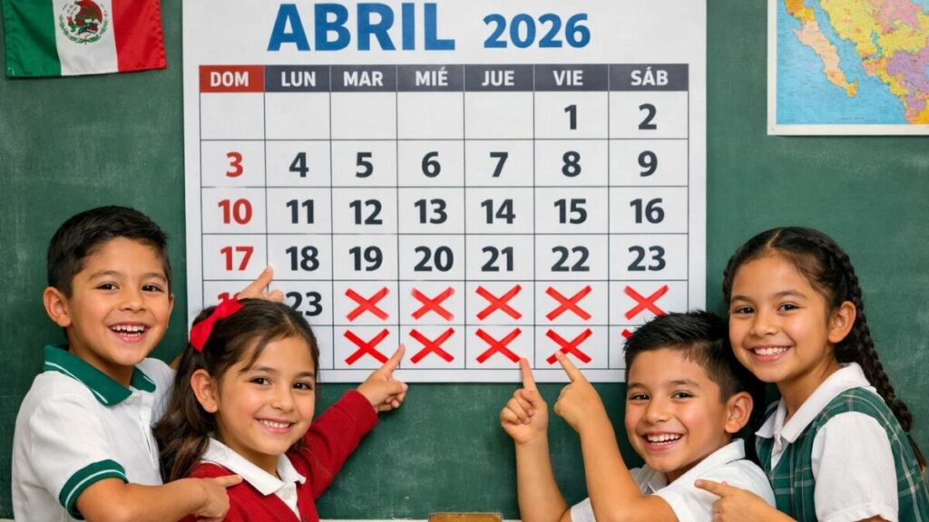 SEP anuncia suspensión de clases en abril 2026: Alumnos disfrutarán de 15 días de descanso