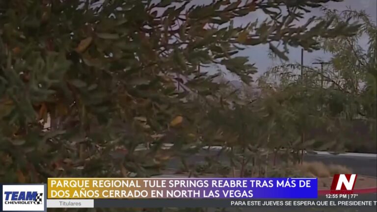 Parque Regional Tule Springs Renace como Espacio Vital en North Las Vegas